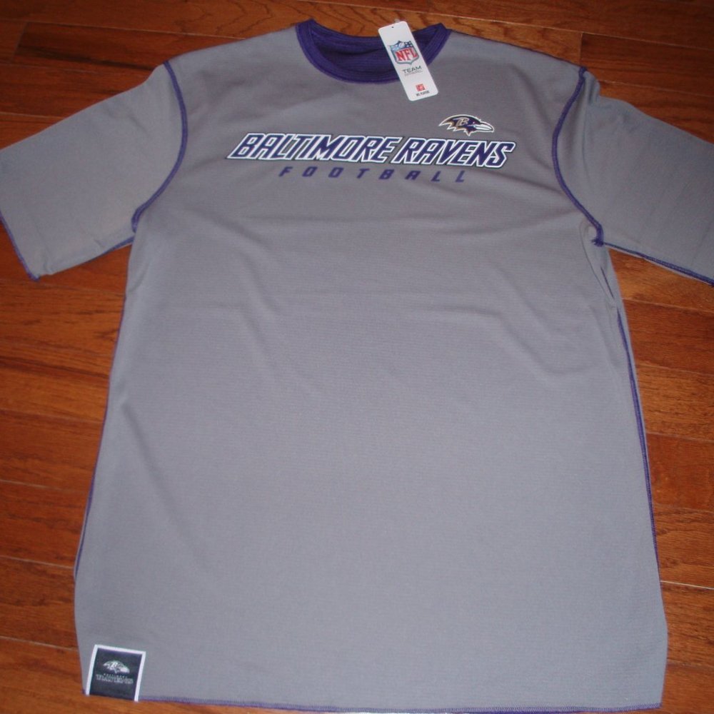 RAVENS NFL TEAM APPAREL REVERSIBLE MENS JERSEY